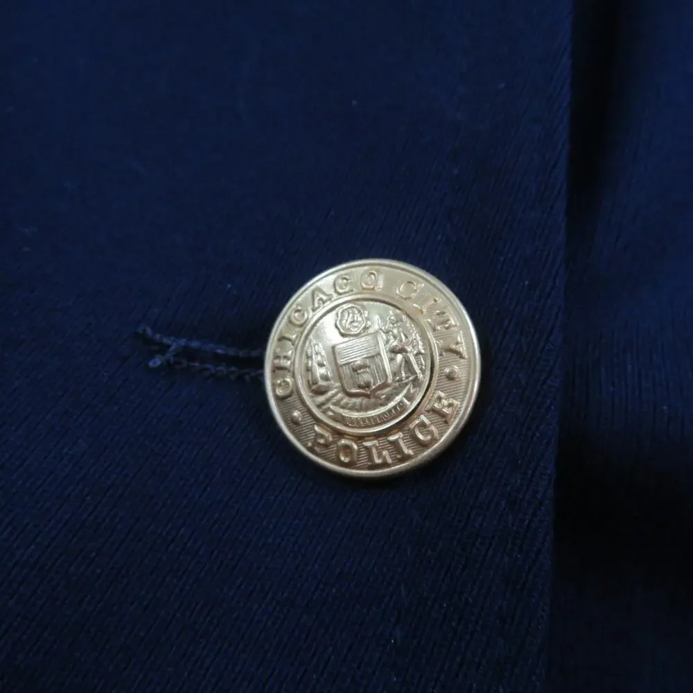 Vintage 1960s Chicago Police Department Raeford Jacket Coat Dark Blue Sz 16